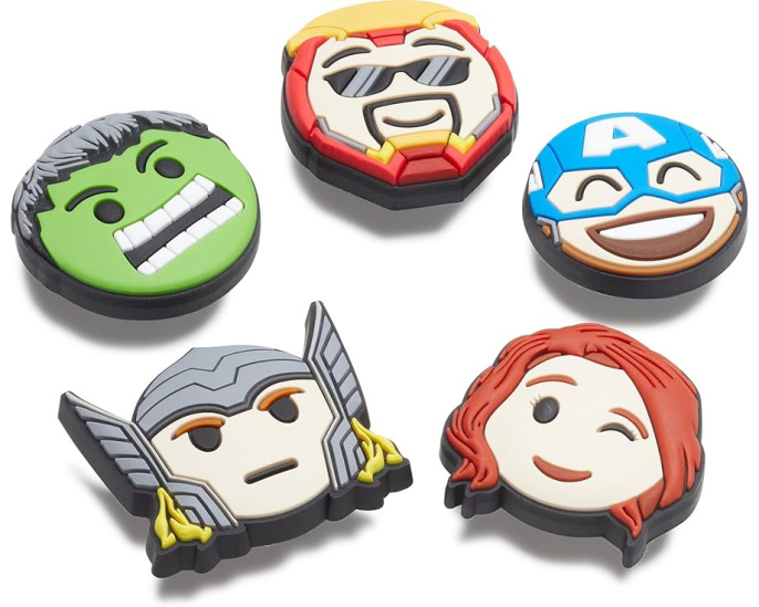 Набор из 5 шармов Jibbitz Characters для обуви Crocs