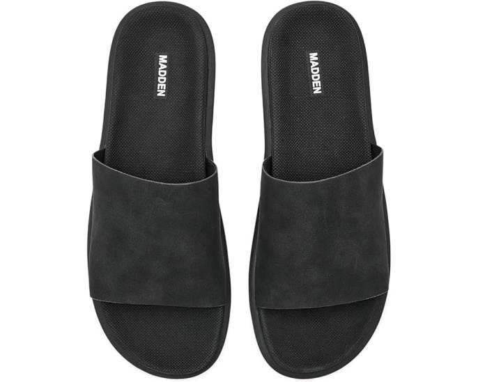 Шлепанцы Steve Madden Alden черные замшевые