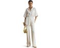 Туника Linen Roll-Tab Sleeve Tunic из льна с завязками Lauren Ralph Lauren