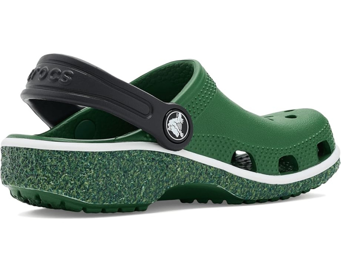 Crocs спортивные сабо Classic для малышей с футбольным принтом