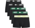 Трусы боксеры Lacoste 5 Pack Cotton Stretch Trunks с эластичным поясом
