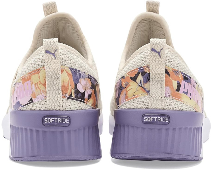 Кроссовки Puma Softride Harli Slip-on Floral с цветочным принтом