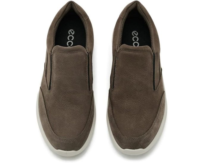 ECCO туфли-слипоны City Stride Slip On темного глиняного цвета