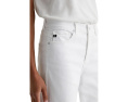 Джинсы AG Jeans Brinley Mid-Rise Straight Crop Gallery White прямого кроя