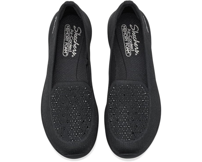 SKECHERS Arya с текстурированным верхом и стелькой из пены с эффектом памяти