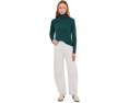 Легкая хлопковая водолазка Signature L.L.Bean темно-зеленого цвета