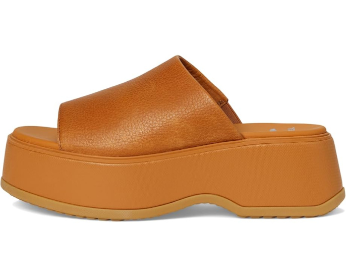 Сандалии SOREL Dayspring™ Slide на платформе с мягким верхом из кожи