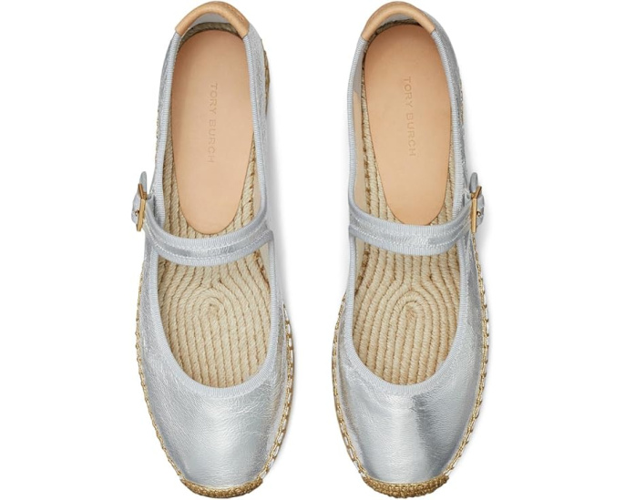 Эспадрильи Tory Burch Mary Jane с ремешком и джутовой подошвой