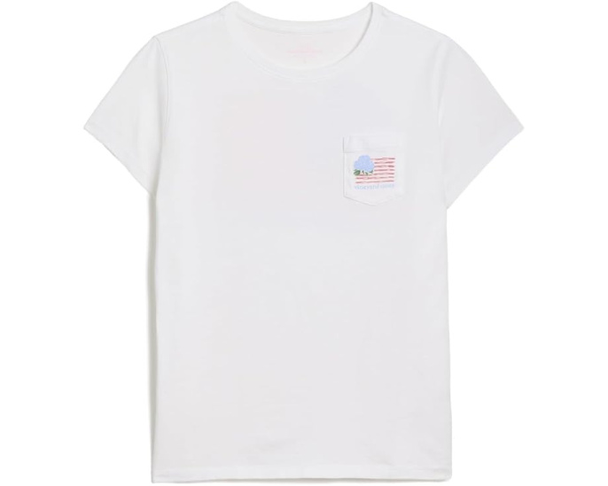 Футболка с карманом Vineyard Vines Short Sleeve Pocket Tee для детей