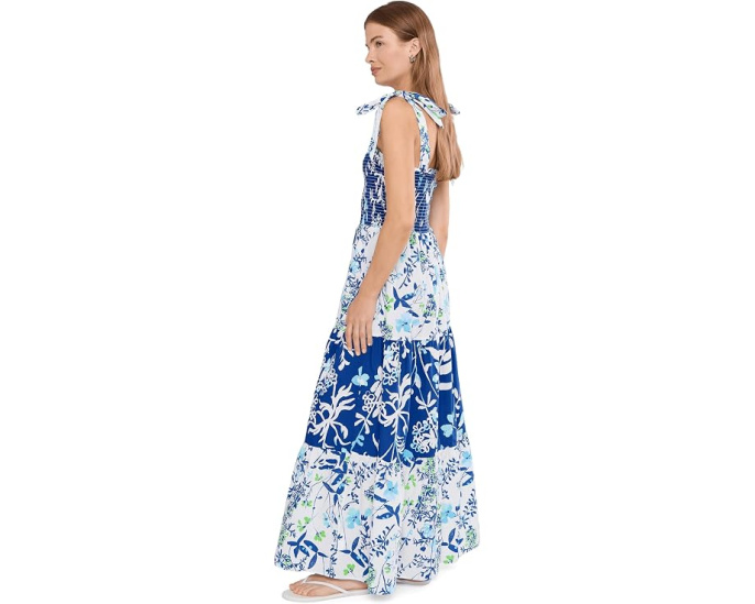 Макси-платье Athyn Smocked от Lilly Pulitzer с цветочным принтом