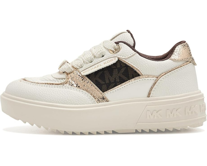 Кроссовки Emmet Clarke для детей с белым верхом MICHAEL Michael Kors