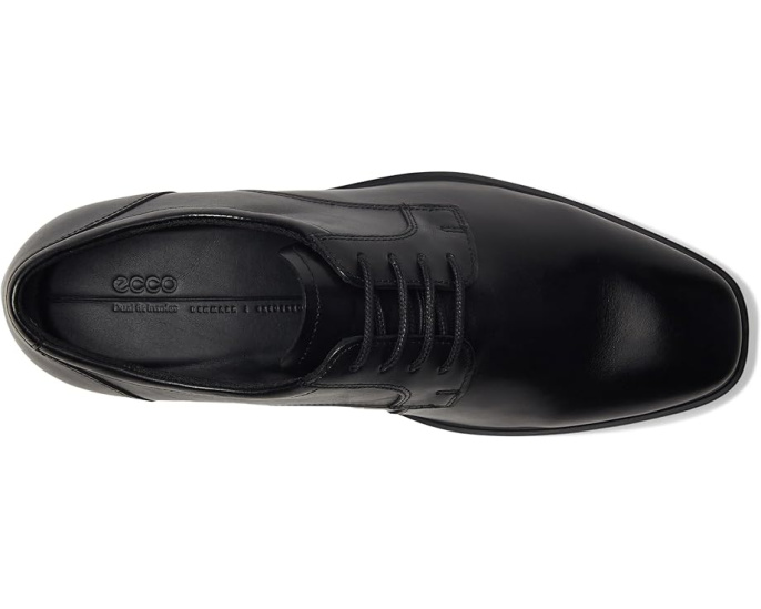 Оксфорды ECCO Milan Plain Toe с перфорацией и технологией ECFS