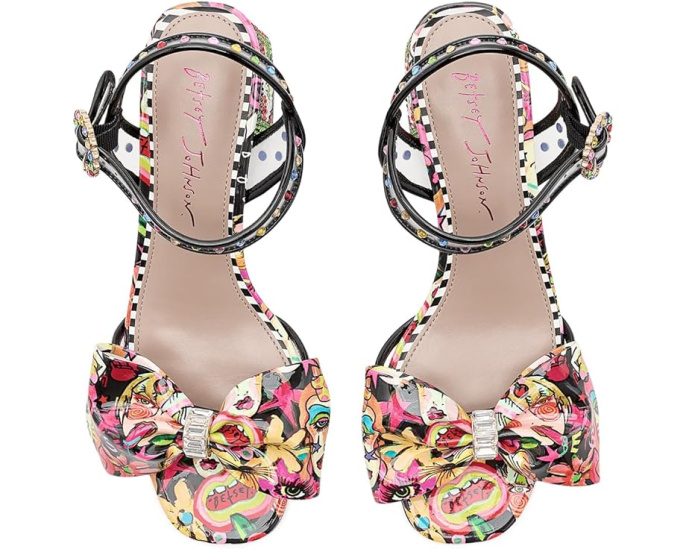 Босоножки Blue by Betsey Johnson Ardell с ярким цветочным принтом
