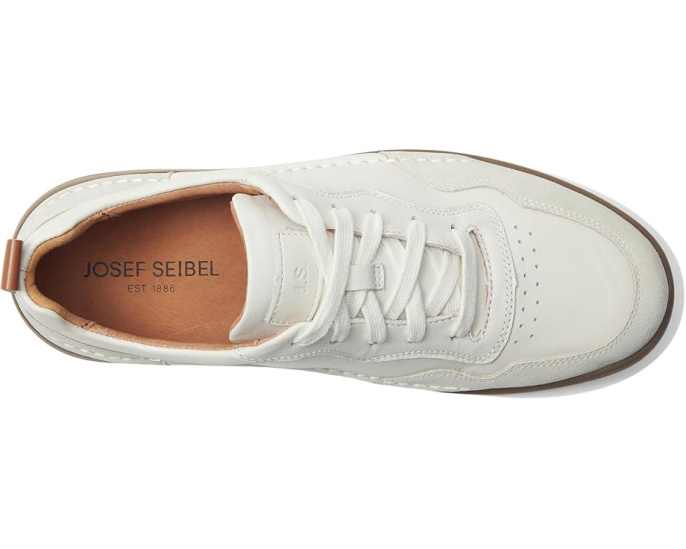 Кроссовки Josef Seibel Cleve 01 из кожи с круглым носком и съемной стелькой
