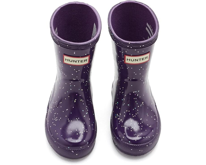 Детские сапоги Hunter First Giant Glitter с блестками