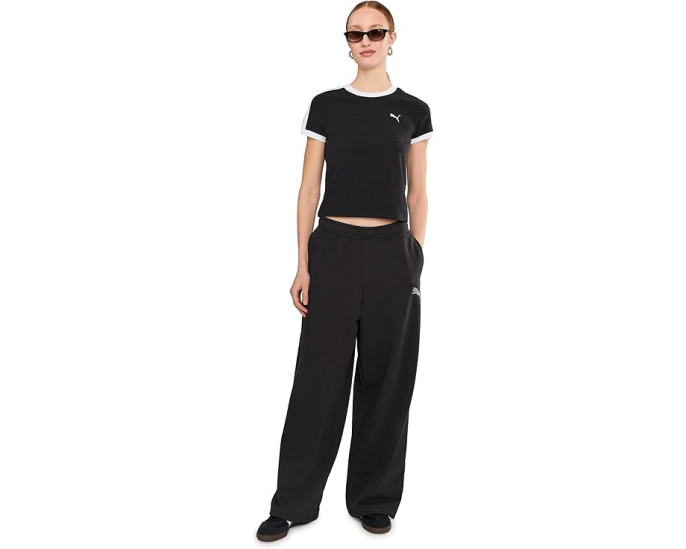 Приталенная футболка PUMA T7 Slim Fit с длинными рукавами в стиле легендарного костюма