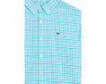 Рубашка Vineyard Vines Tiki Torch Plaid Performance из хлопка в клетку