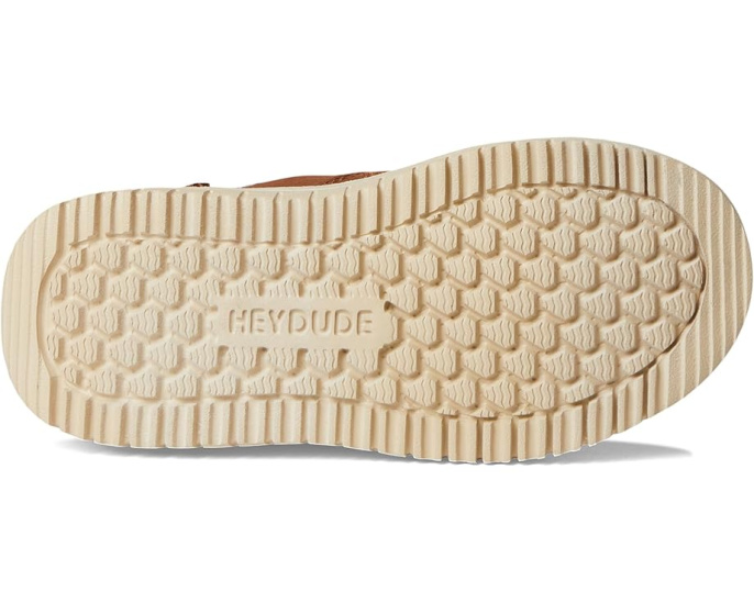 Детские ботинки Hey Dude Bradley Classic с кожаным верхом и технологией Memory Foam