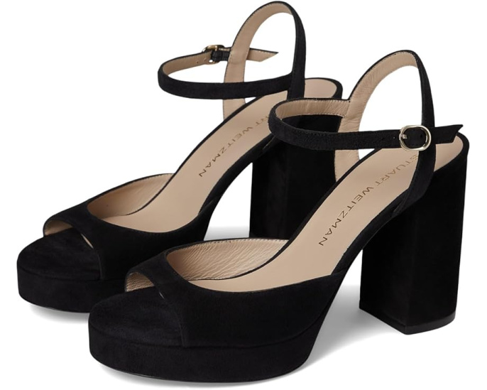 Босоножки Dayna II Platform на платформе с ремешком от Stuart Weitzman