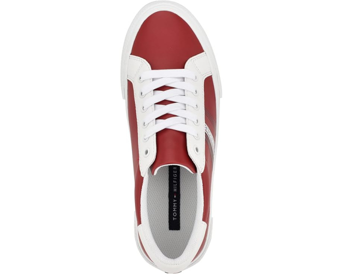 Кроссовки Andrei Tommy Hilfiger из кожи и текстиля с круглым носком