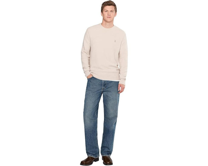 Свитер Statten Crew от AllSaints в облачном белом цвете