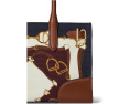 Lauren Ralph Lauren сумка тоут Belting-Print Small Devyn с ремнем