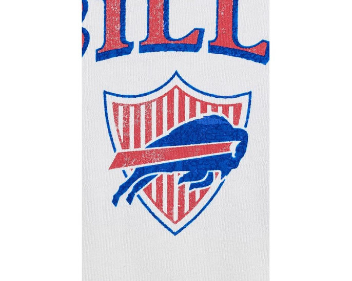 Футболка NFL Buffalo Bills с полосатым кокеткой для детей