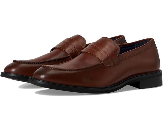 Лоферы Steve Madden Mammoth из кожи с квадратным каблуком