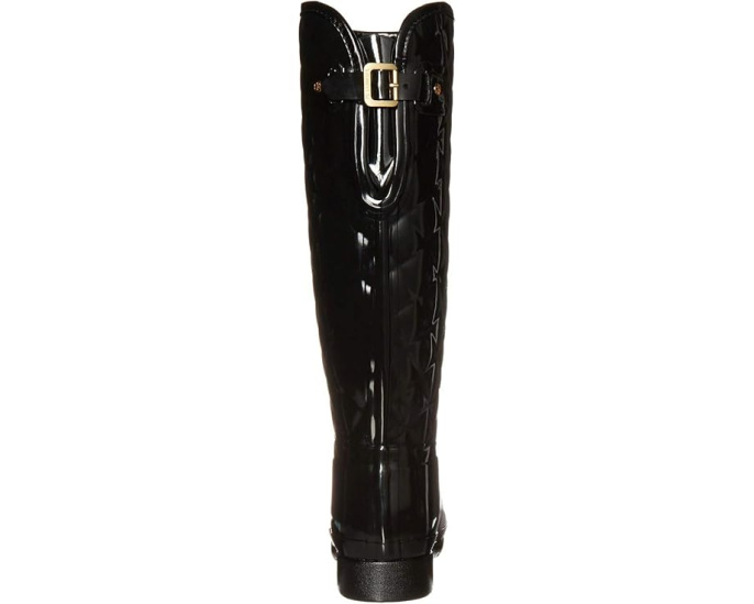 Высокие резиновые сапоги Hunter Refined Gloss Quilt Tall с глянцевым покрытием