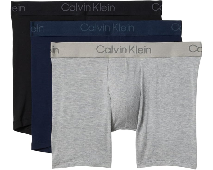 Calvin Klein Underwear Ultra-Soft Modern 3-Pack Boxer Brief из микромодала
