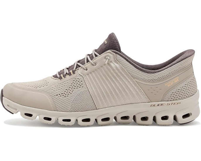 Кроссовки SKECHERS Stargaze Hands Free Slip Ins с геометрией Glide Step и сетчатым верхом