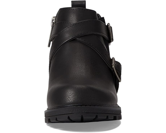 Детские ботинки Kylee от Nina Kids с квадратным носком Black Tumbled