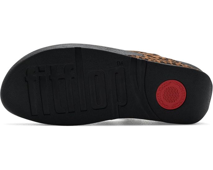 Сандалии Lulu из замши с леопардовым принтом FitFlop