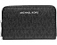 MICHAEL Michael Kors визитница Jet Set Small Zip Around Card Case из тисненой кожи