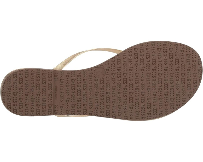 Металлические сандалии TKEES Metallics с кожаной стелькой