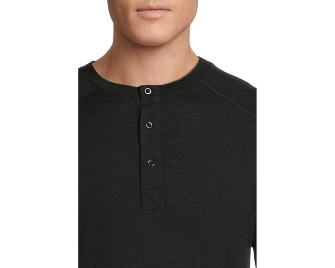 Базовый слой Helly Hansen Durawool Long Sleeve Henley из шерсти мериноса и Cordura