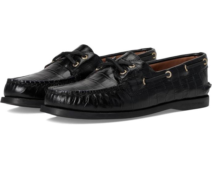 Sperry AO 2 Eye топсайдеры с ручной строчкой и подошвой Wave-siping
