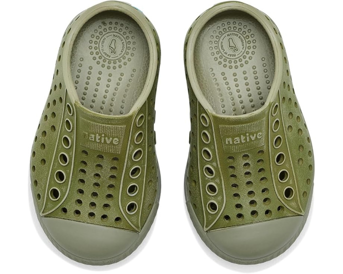 Кроссовки Jefferson Stonewash Native Shoes для малышей с перфорированным верхом