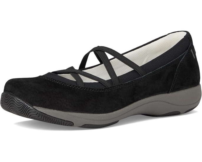 Мокасины Dansko Harper из замши с эластичными ремешками