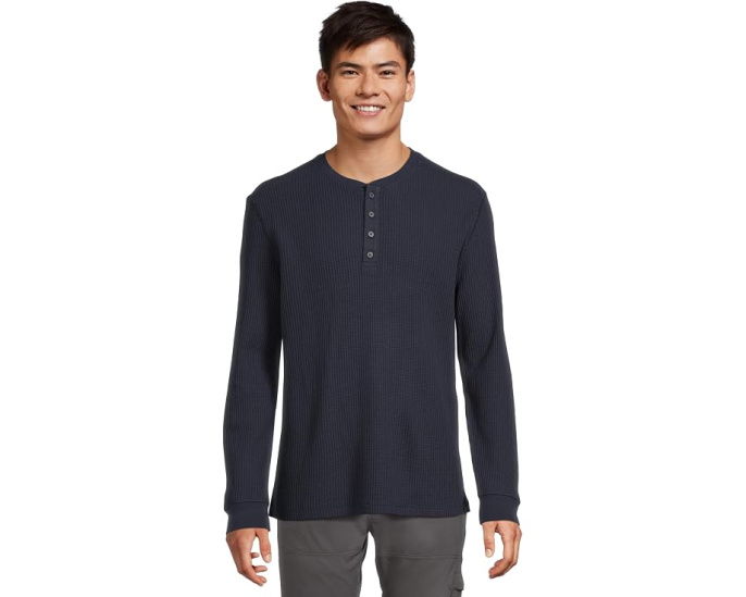 Smartwool мужская фланелевая рубашка Waffle Henley из мериносовой шерсти
