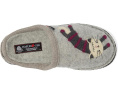 Тапочки Haflinger Katze из вареной шерсти с вышивкой