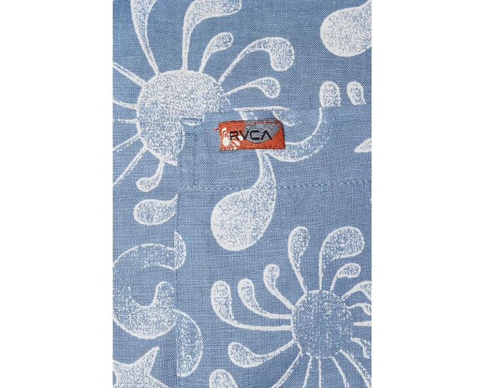 Рубашка RVCA Alvarez Aloha Short Sleeve с цветочным принтом и карманами