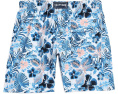 Плавание ящериц в Jirise Island Flowers, шорты Vilebrequin Kids для детей