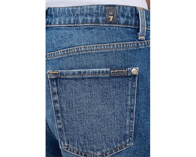 Шорты Monroe Long Shorts 7 For All Mankind из стрейч-денима