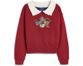 Флисовая рубашка поло Polo Ralph Lauren с цветочным узором