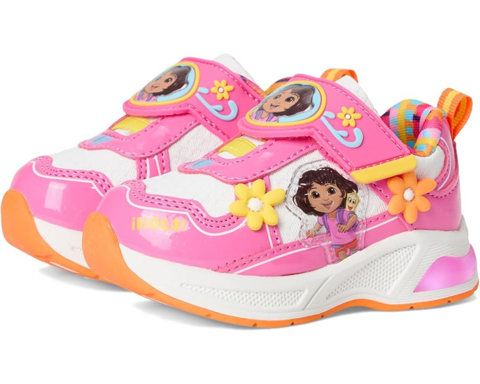 Кроссовки Ground Up Dora The Explorer со светящейся подошвой для малышей