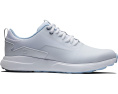 Гольф туфли FootJoy FJ Perfoma в бело-голубом цвете