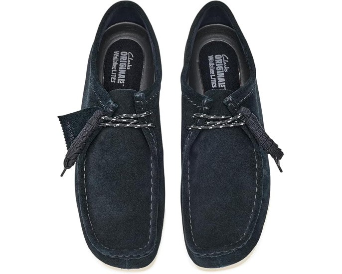 Кларкс мокасины Wallabee Lite из замши