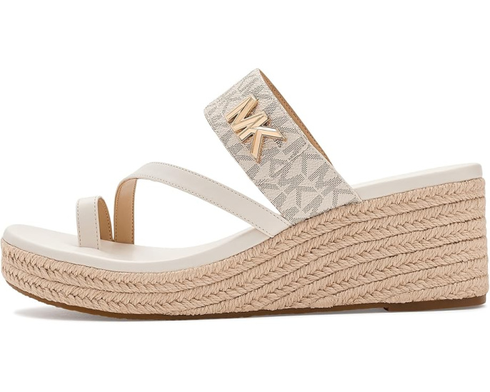 Босоножки MICHAEL Michael Kors Jilly Mid Wedge с плетеной отделкой