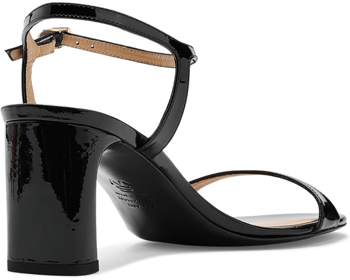 Туфли Stuart Weitzman Babette 60 на квадратном каблуке с ремешком